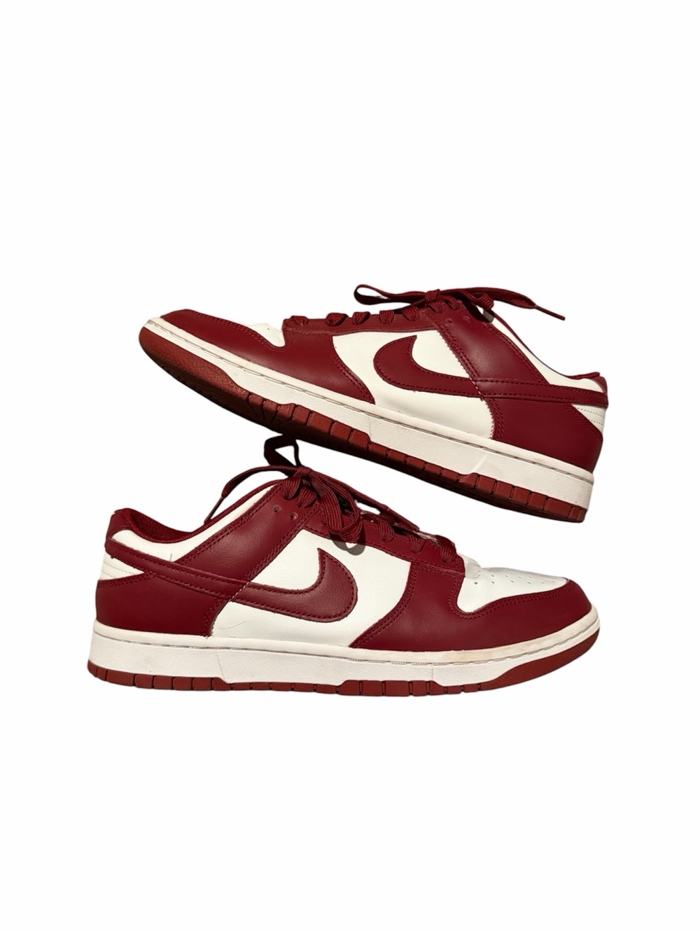 Nike Low-Top Dunk Retro Sneakers Team Crimson